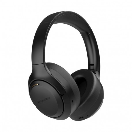 Bezprzewodowe słuchawki nauszne z ANC , Kruger&Matz F8A , czarne
