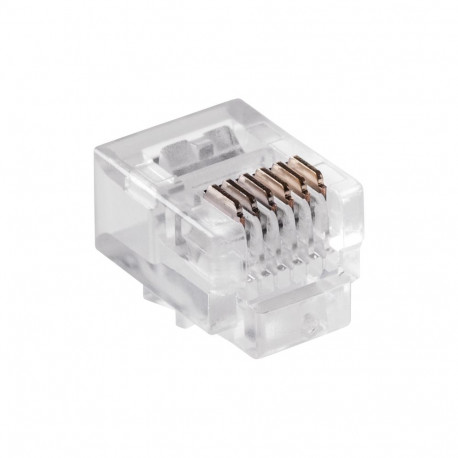 Telefoni pistik 6P 6C (50tk.)