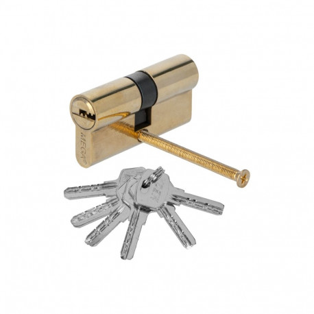 mosiine sümmeetriline 62mm lukusüdamik, 6 võtit 'security