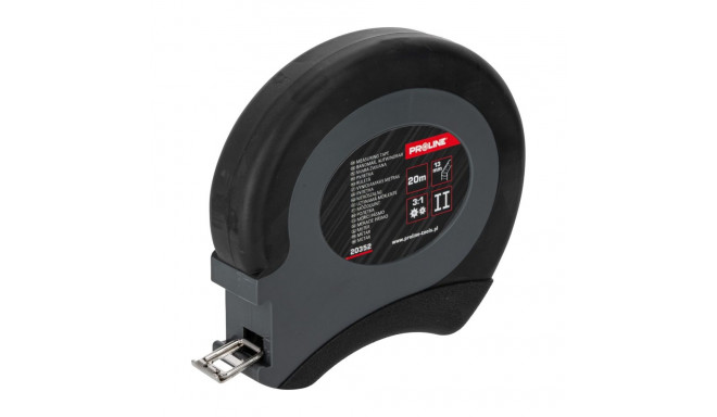 Miara 20m*13mm taśma stalowa pokr.nyl.obud.zamkn. proline,ce