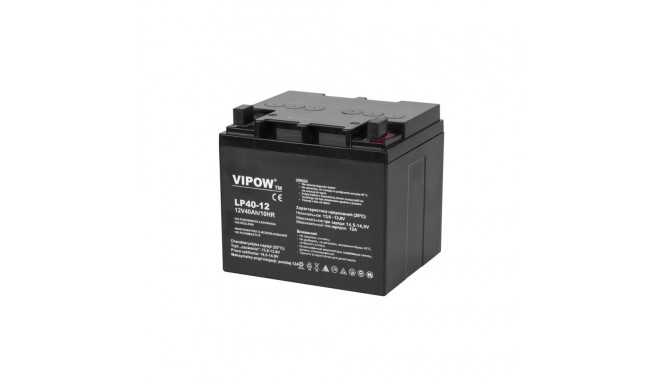 Akumulator żelowy VIPOW 12V 40Ah