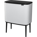 Brabantia Bo Touch Bin white, 11 + 23 L