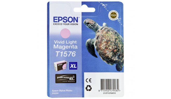 Epson ink cartridge vivid light magenta T 157             T 1576