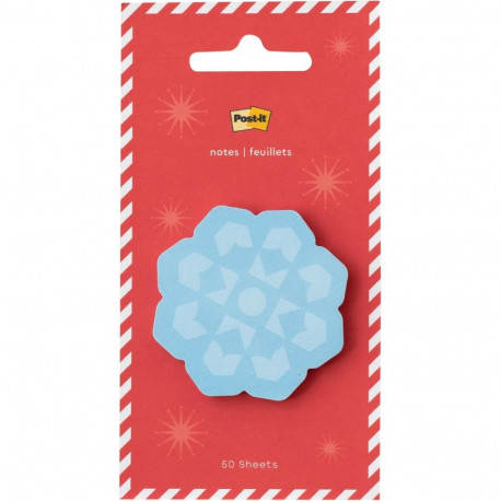 Post-it® Jingle Notes 50 Sheets/Pad snowflake