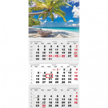 Wall calendar TRIO MAXI no. 4 00370/40524