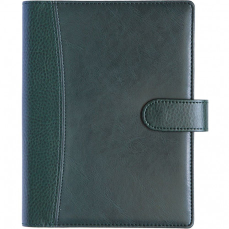 Book calendar Boss Day A5, spiral binding, LUX cover, (GREEN) 00041/40036