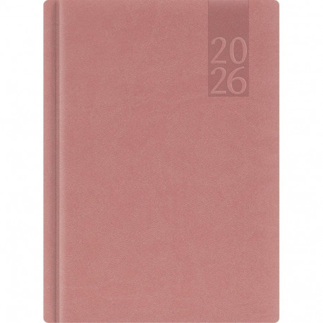 Raamatkalender NÄDAL A5, vertikaal, kõvaköide, (VANAROOSA) 00040/40389