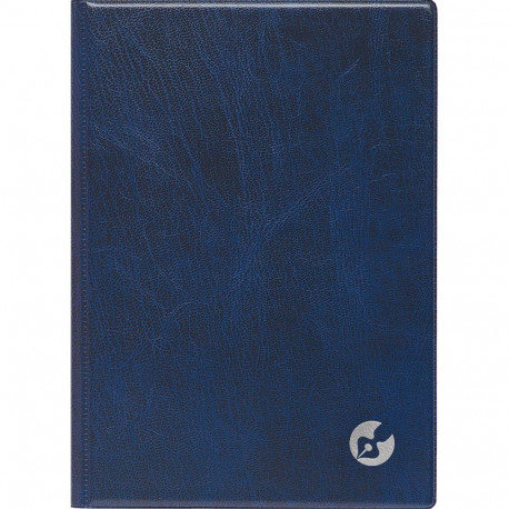 Book calendar Boss Day A5, spiral binding, plastic cover (BLUE) 00038/40032