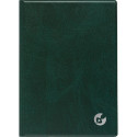 Book calendar Boss Day A5, spiral binding, plastic cover (DARK GREEN) 00038/40251