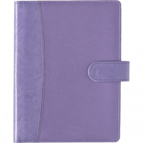 Book calendar Boss Day A5, spiral binding, LUX cover, (PURPLE) 00041/40806