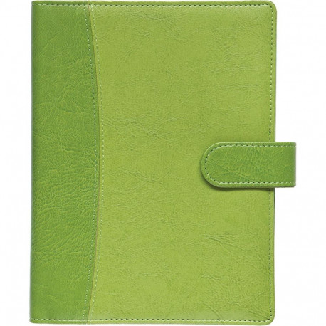 Book calendar Boss Day A5, spiral binding, LUX cover, (OLIVE GREEN) 00041/40303