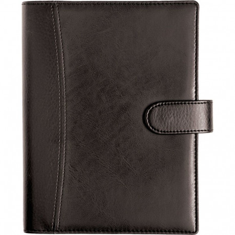 Raamatkalender Boss A5 Nädal horisontaal, spiraalköide, LUX kaaned (MUST) 00042/40057