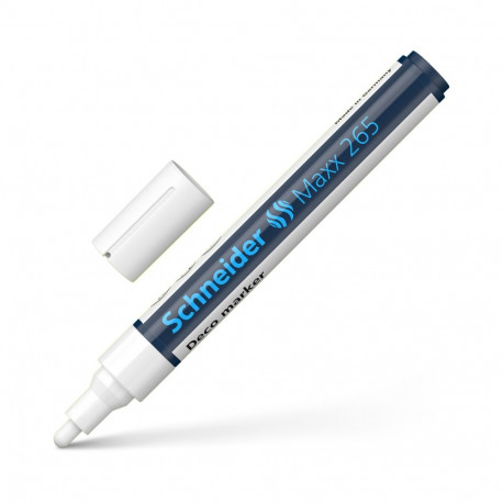 Chalkmarker, 1-3 mm, SCHNEIDER "Maxx 265", white
