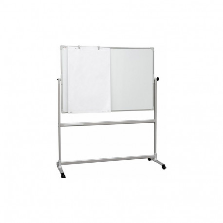 Valge tahvel ratastel 1500x1000mm ümber telje pöörlev keraamiline pind 2x3