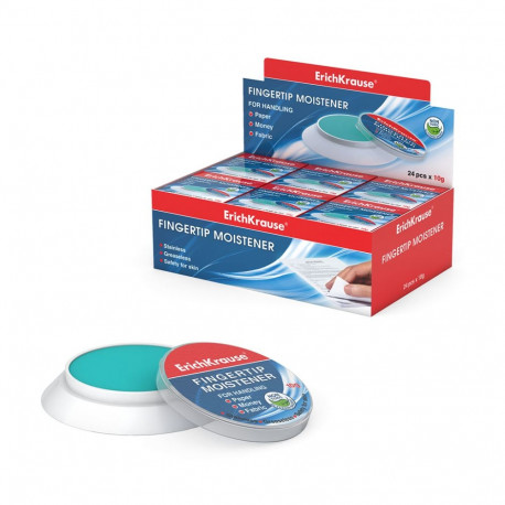 Fingertip moistener ErichKrause®, 10 g (display 24 pcs)