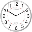 Wall clock UNILUX Aria 28,5cm metal grey