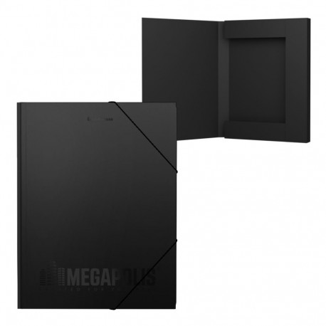 Coolbox ErichKrause® MEGAPOLIS, A4, 30mm, black (4 pcs in a bag)