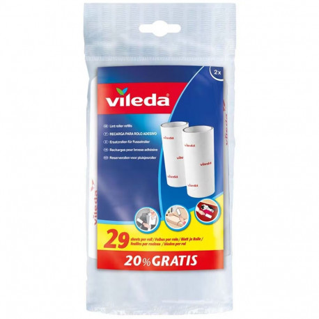 Stock of textile cleaning roll VILEDA 2x29 sheets/pk
