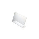 Advertising stand for table A5 on L-leg horizontal