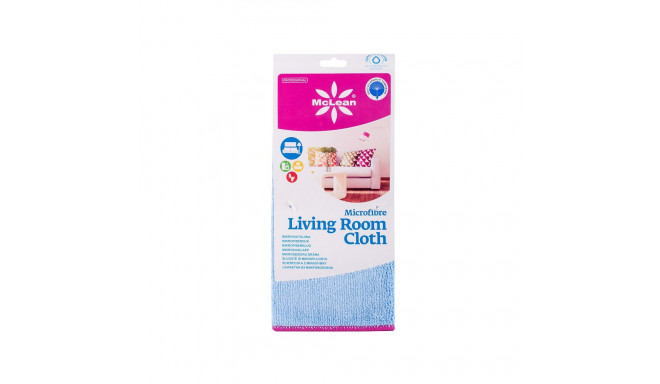 Microfibre cloth MCLEAN blue 40x40cm