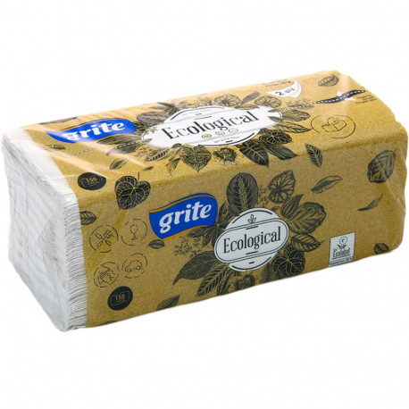 Sheet towel 2-layer GRITE Ecological 150 sheets in a pack