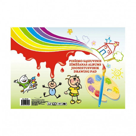 Drawing pad CENTRUM A4 120g 20 sheets