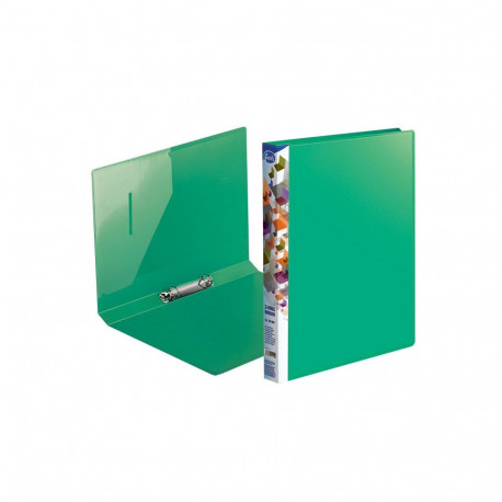 Ring-coated FOROFIS A4 2r 20mm pre-coated plastic bag green