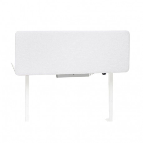 Acoustic/noise-absorbing partition for table top STOO ® 1600x530 mm light gray