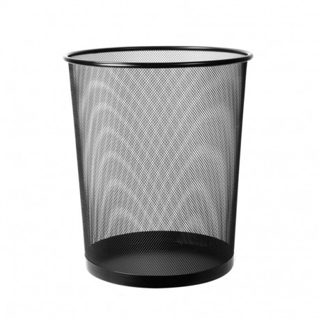 Paper bin, metal mesh, VICTORIA OFFICE, black