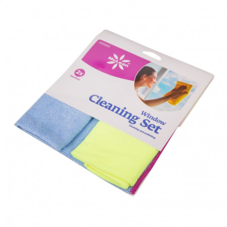 Microfiber cloth for glass surfaces 40x40cm MCLEAN