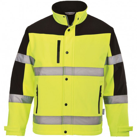 Tööjope Hi-Vis Two-Tone Softshell, kollane, L