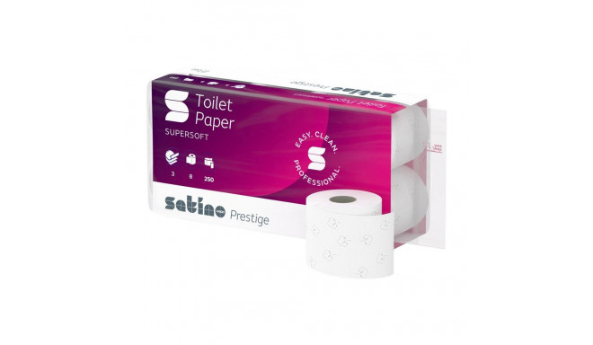 Tualettpaber 3-kihiline WEPA Super Soft lumivalge 8rl (071340)