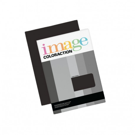 Värviline paber A4 80g IMAGE Coloraction nr. 99 must 50 lehte