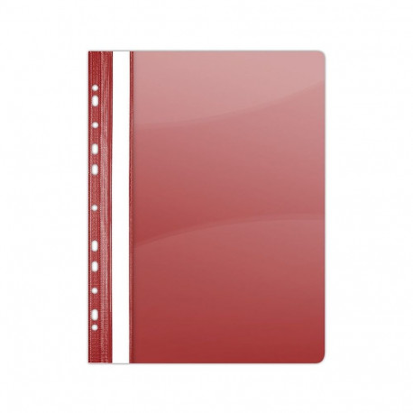 Quick binder with europerforation, PP, A4, Forpus, red