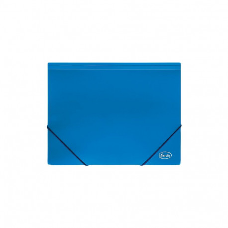 Plastmapp kummiga FORPUS A4 blue
