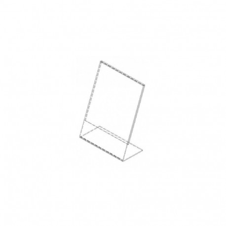 Reklaamalus lauale A4 L-jalal vertikaalne