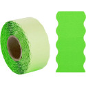 Sticker label for price gun 26x16mm green 1000 pcs in a roll