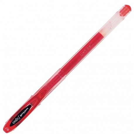 Gel pen with cap UNI-BALL UM-120 0.7mm red