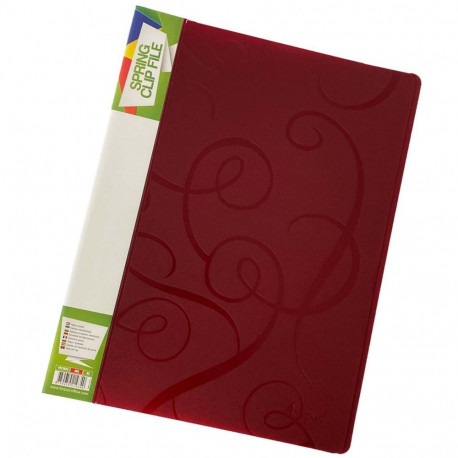 Plastmapp kummiga FORPUS Barocco A4 punane