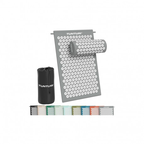 Tunturi Acupressure Mat And Pillow, Grey