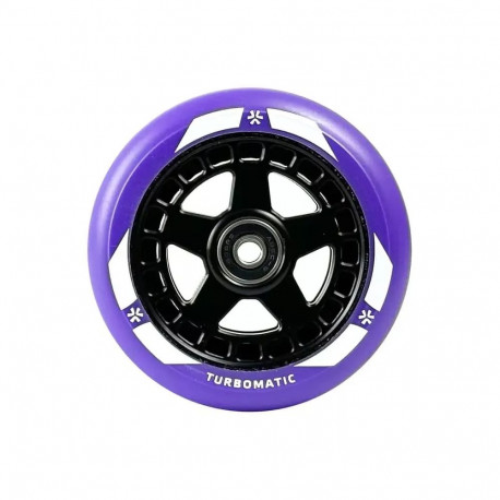 Ratas tõukerattale Union Turbomatic V2 Pro Scooter Wheel 110mm Black/Purple