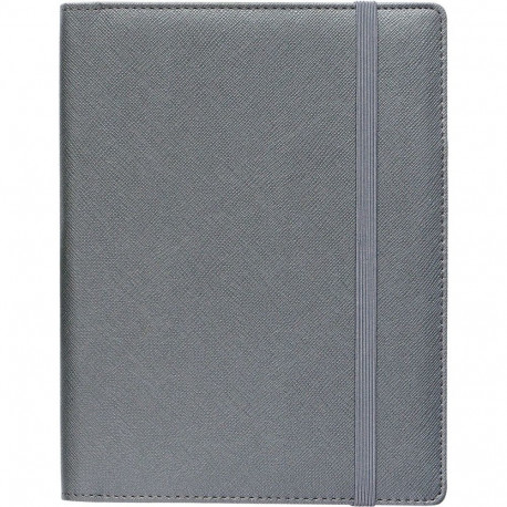 Boss Nädal vertikaalne A5, hall, spiraalköide, Shine kaantega 2026a.