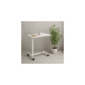 Up Up Forseti Adjustable Height Table, White