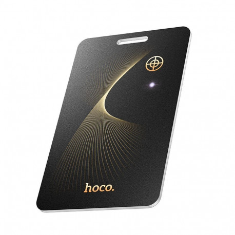 Hoco Locator compatible with Apple Find My Hoco card shape E92 black