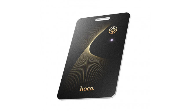 Hoco Locator compatible with Apple Find My Hoco card shape E92 black