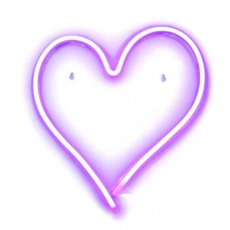 OEM Neon LED on USB - HEART model