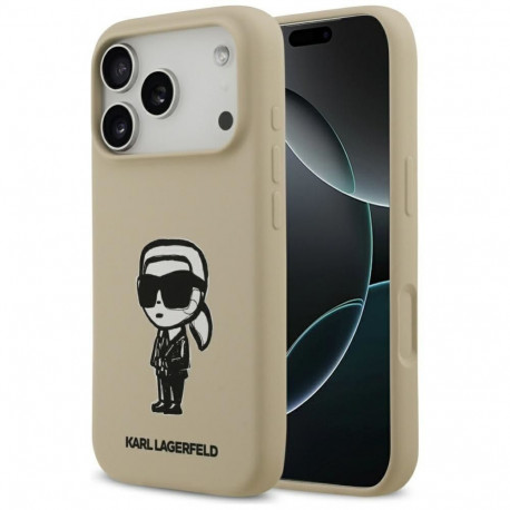 Karl Lagerfeld Apple KARL LAGERFELD case for IPHONE 17 Pro compatible with MagSafe KLHMP17LSKIGROW (