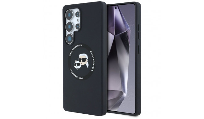 Karl Lagerfeld KARL LAGERFELD case for SAMSUNG S25 Ultra KLHMS25LSKCHTCK (Magnetic Silicone Double H