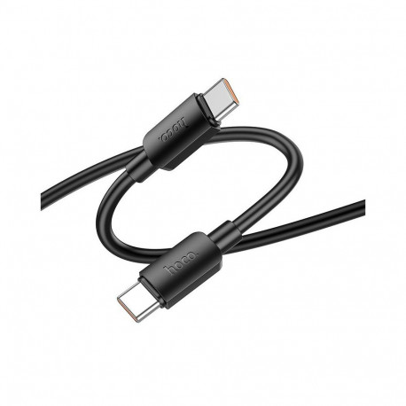 Hoco Cable USB C to USB C Hoco PD 6A 100W 1 m X96 black