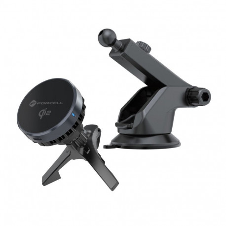 Forcell Magnetic car phone holder compatible with Magsafe Forcell F-Grip Cool Mag with cooling techn